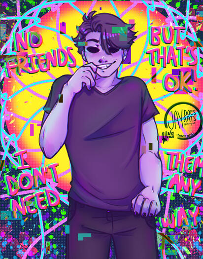3/4 Body Full Colour w/ Detailed BG