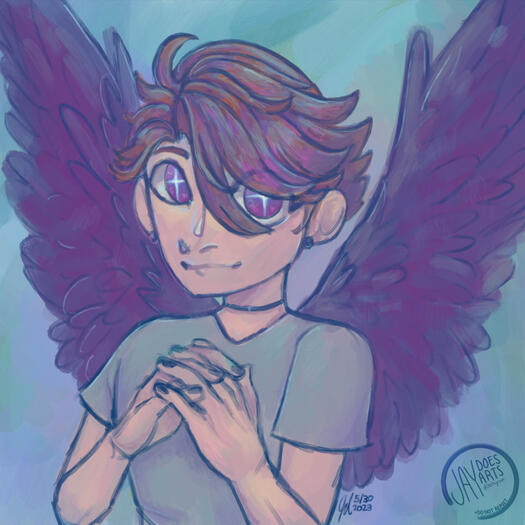 Painterly Style w/ Simple BG