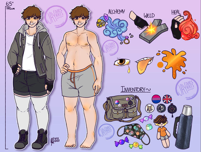 Character Reference Sheet // @Mashter Potato