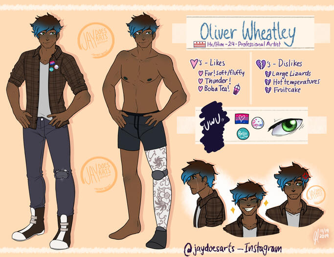 Character Reference Sheet // @Mashter Potato